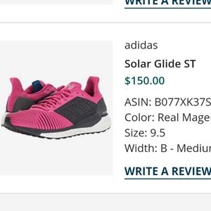 Adidas Solar Glide ST size 9.5 shoes
